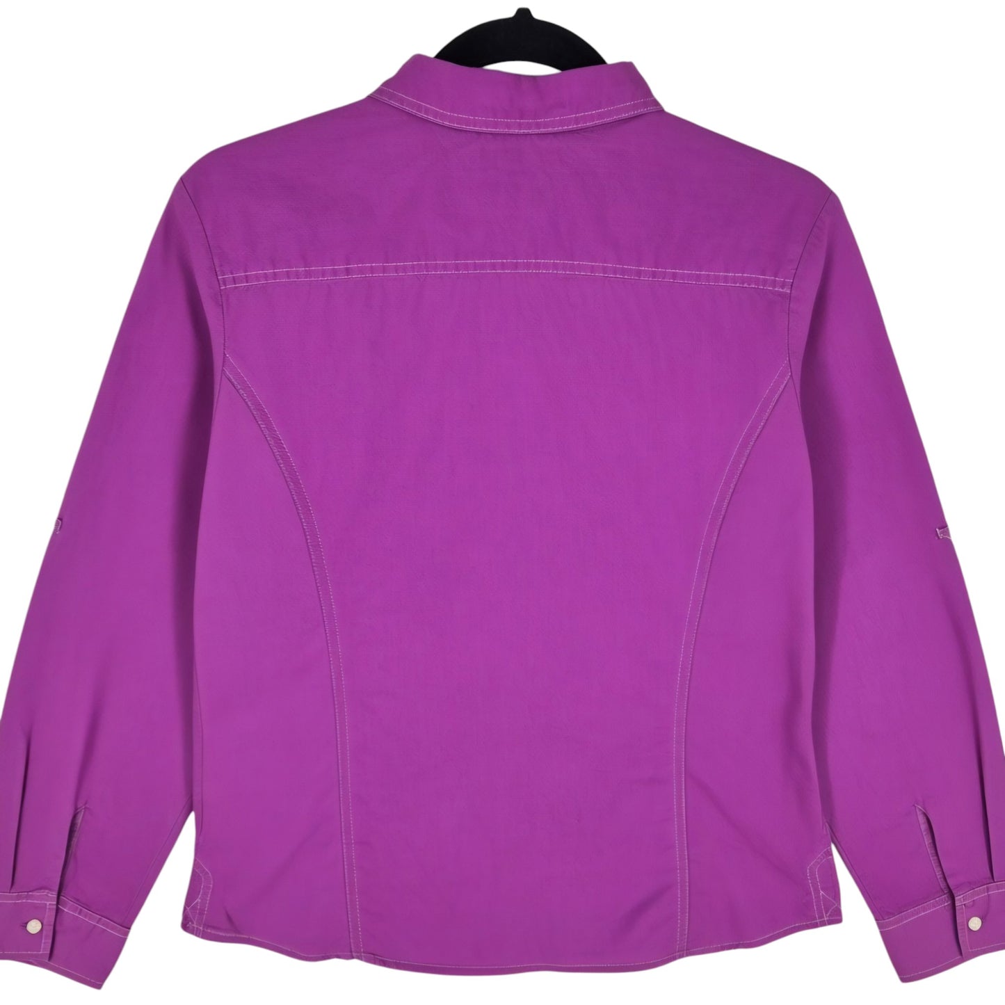 Tommy Hilfiger Womens Purple Long Sleeve Button Shirt Size L