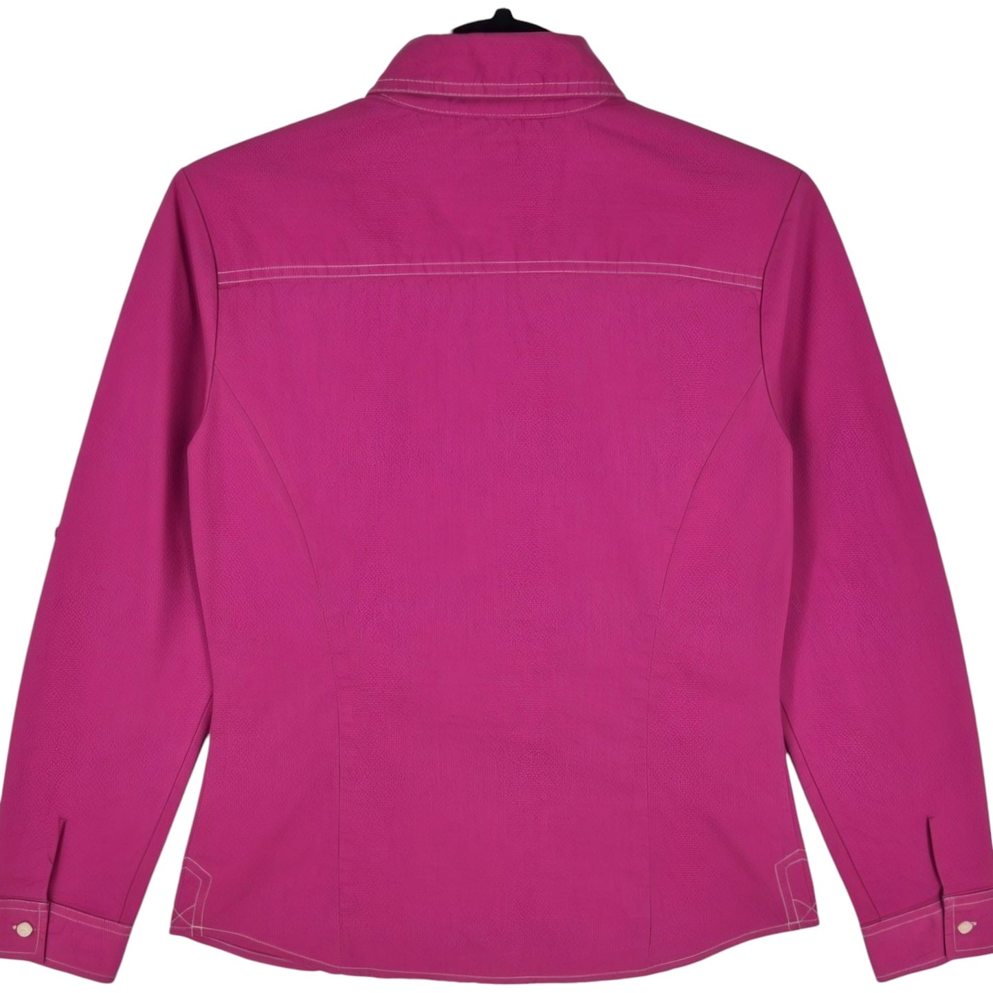Tommy Hilfiger Womens Pink Long Sleeve Stretch Button Shirt Size S