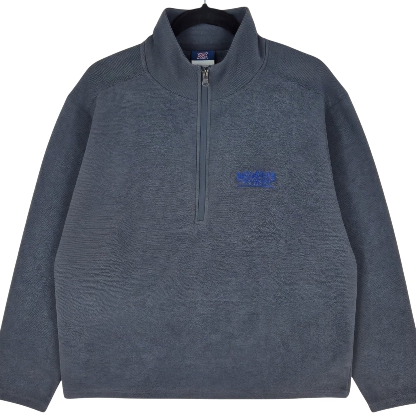 Vintage Memphis Tigers Dark Grey Quarter Zip Fleece Jumper Size L