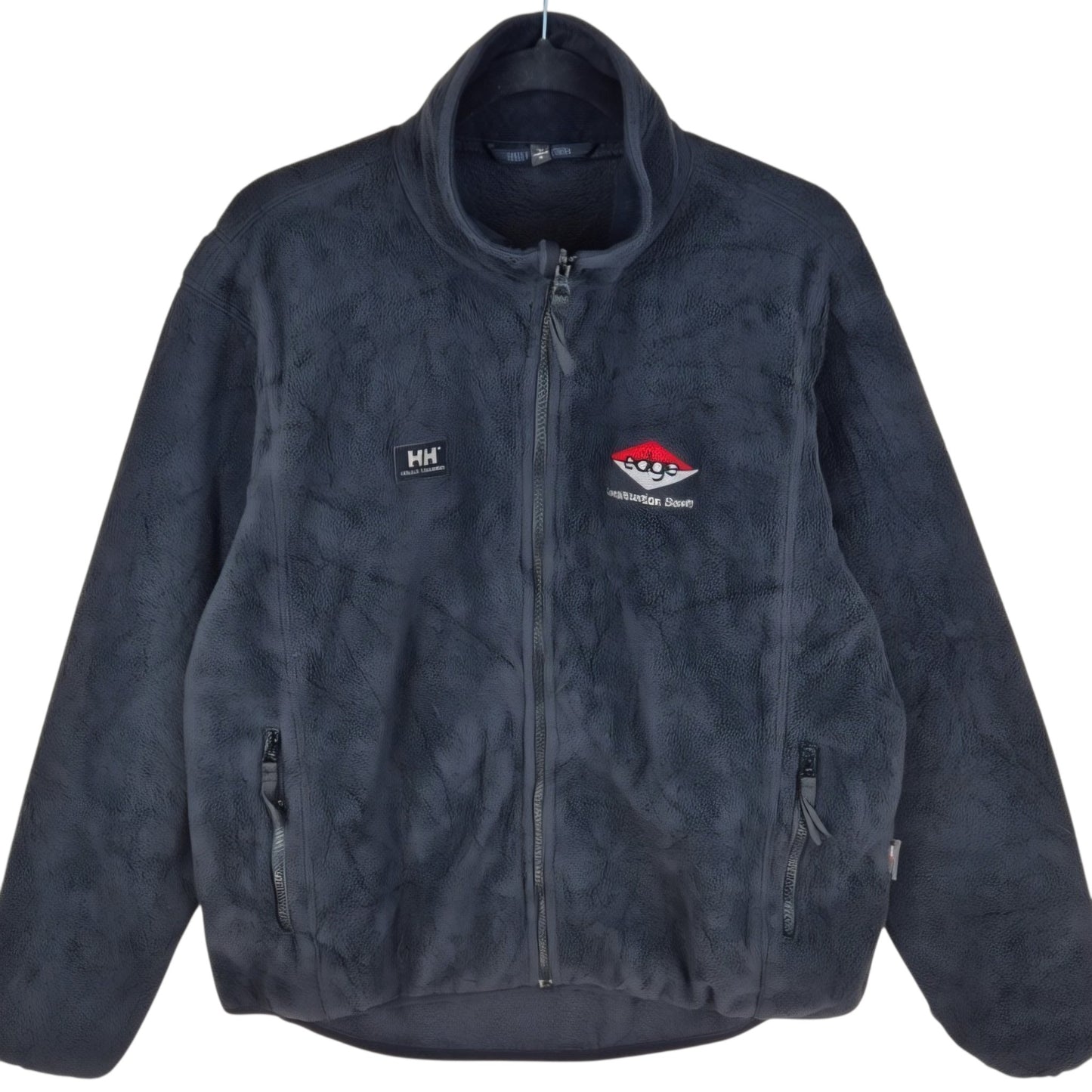 Helly Hansen Workwear Black Fleece Zip Jumper Size L