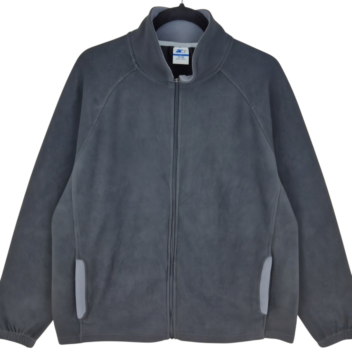 Starter Black Fleece Zip Jumper Size L