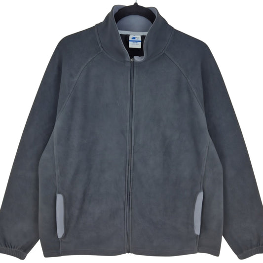 Starter Black Fleece Zip Jumper Size L