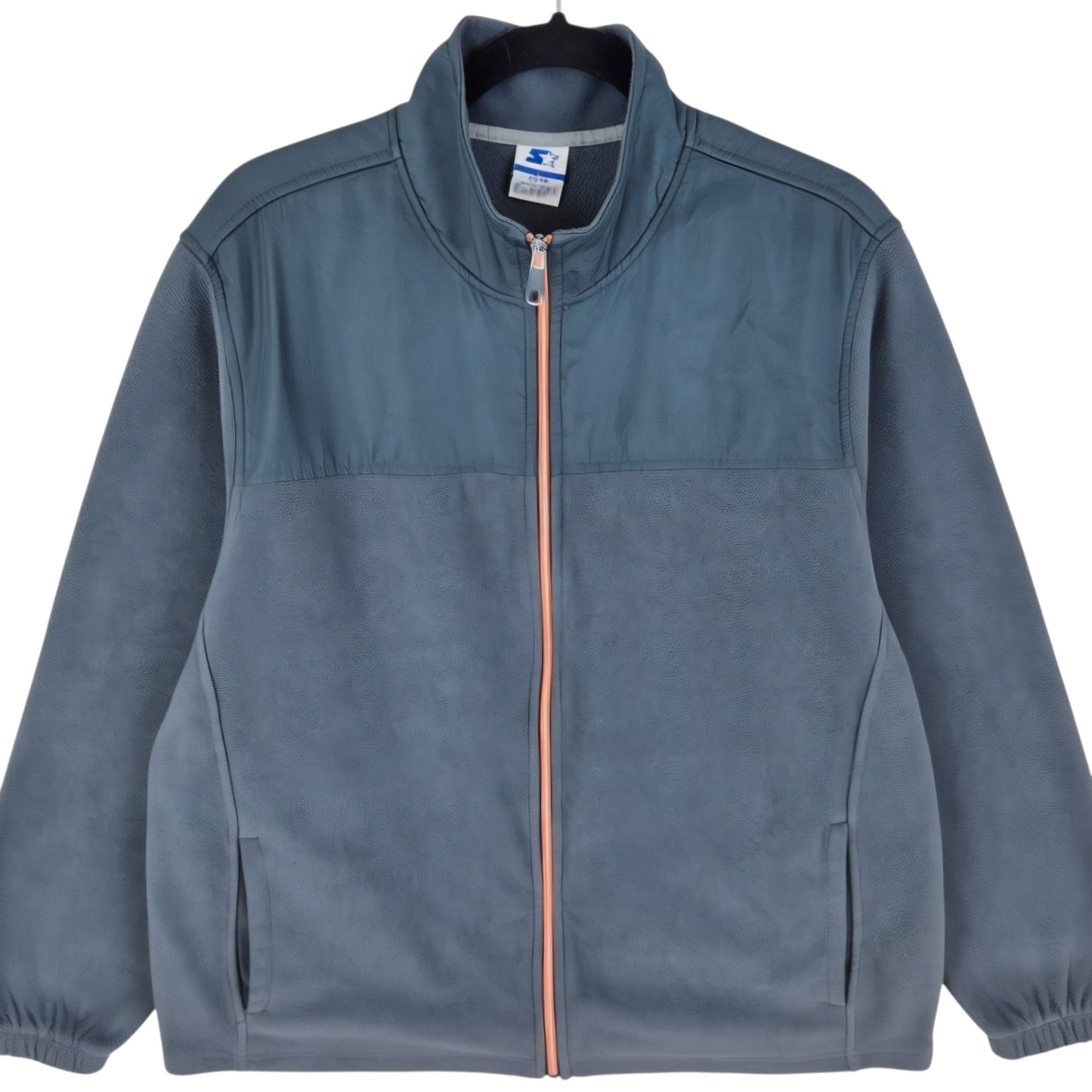 Starter Grey Fleece Zip Jumper Size L