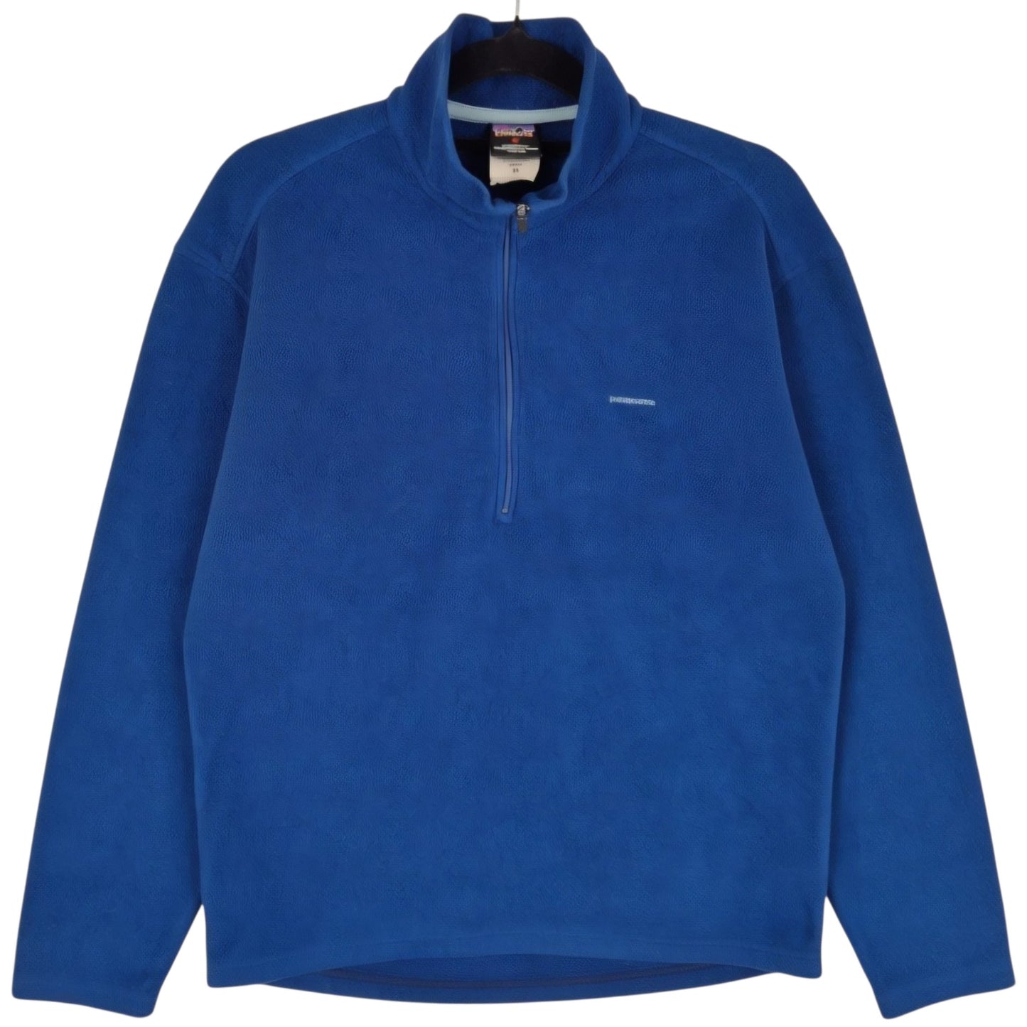 Vintage Patagonia Capilene Dark Blue Quarter Zip Fleece Jumper Size M