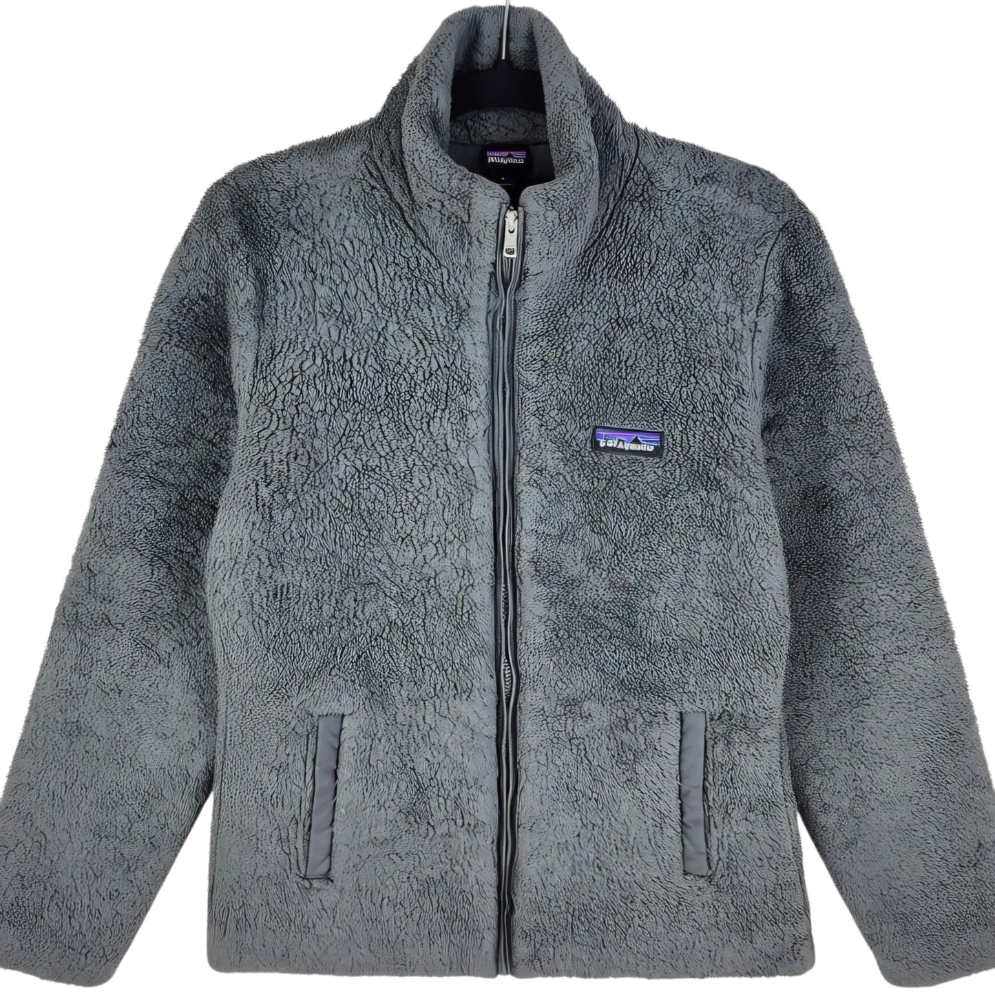 Patagonia Womens Grey Fleece Zip Jumper Size S