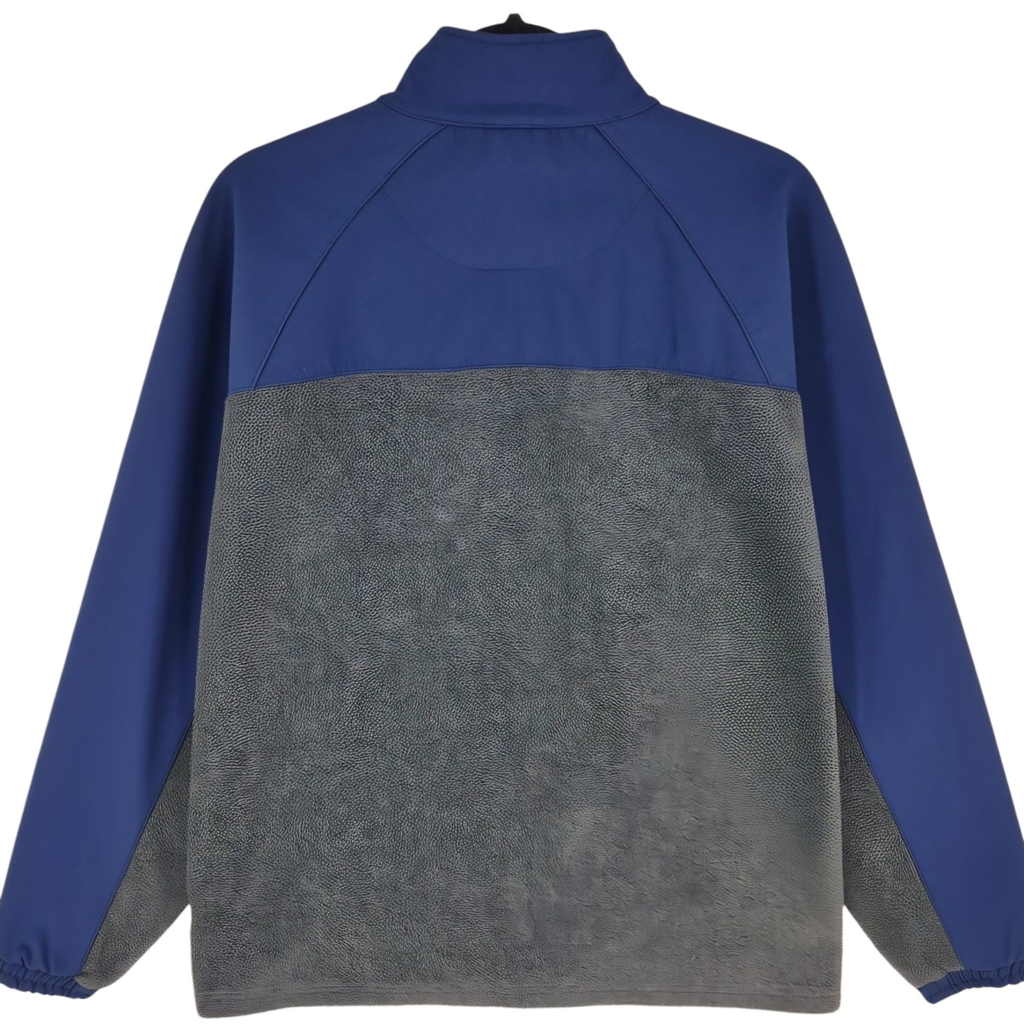 NFL Seattle Seahawks Dark Blue & Grey Quarter Zip Fleece Jumper Size M