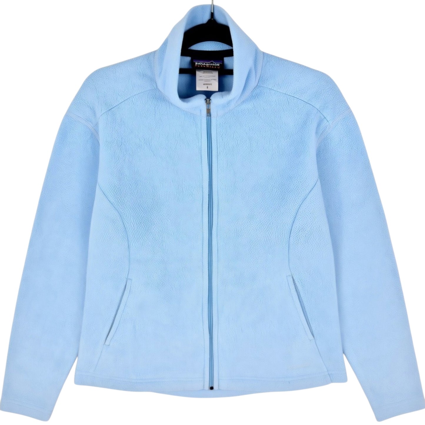Patagonia Light Blue Fleece Zip Jumper Size S
