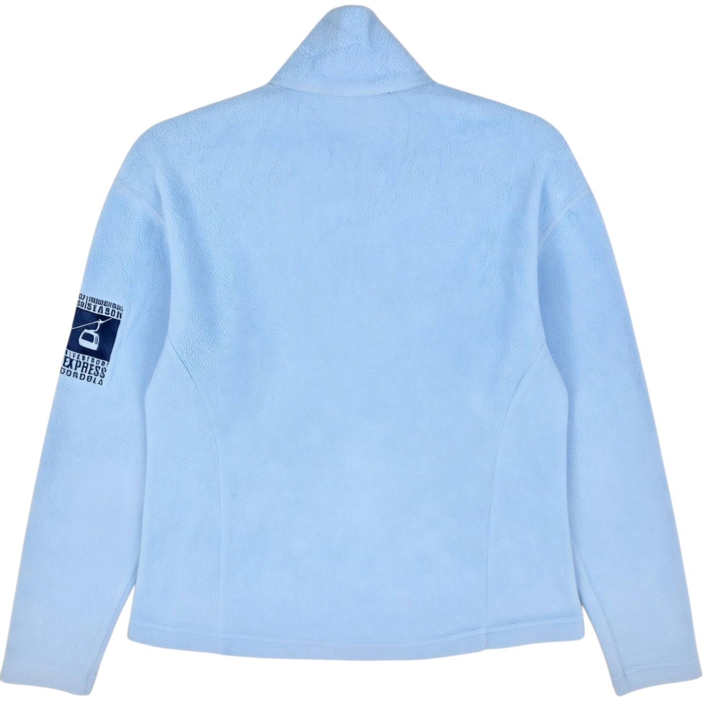 Patagonia Light Blue Fleece Zip Jumper Size S