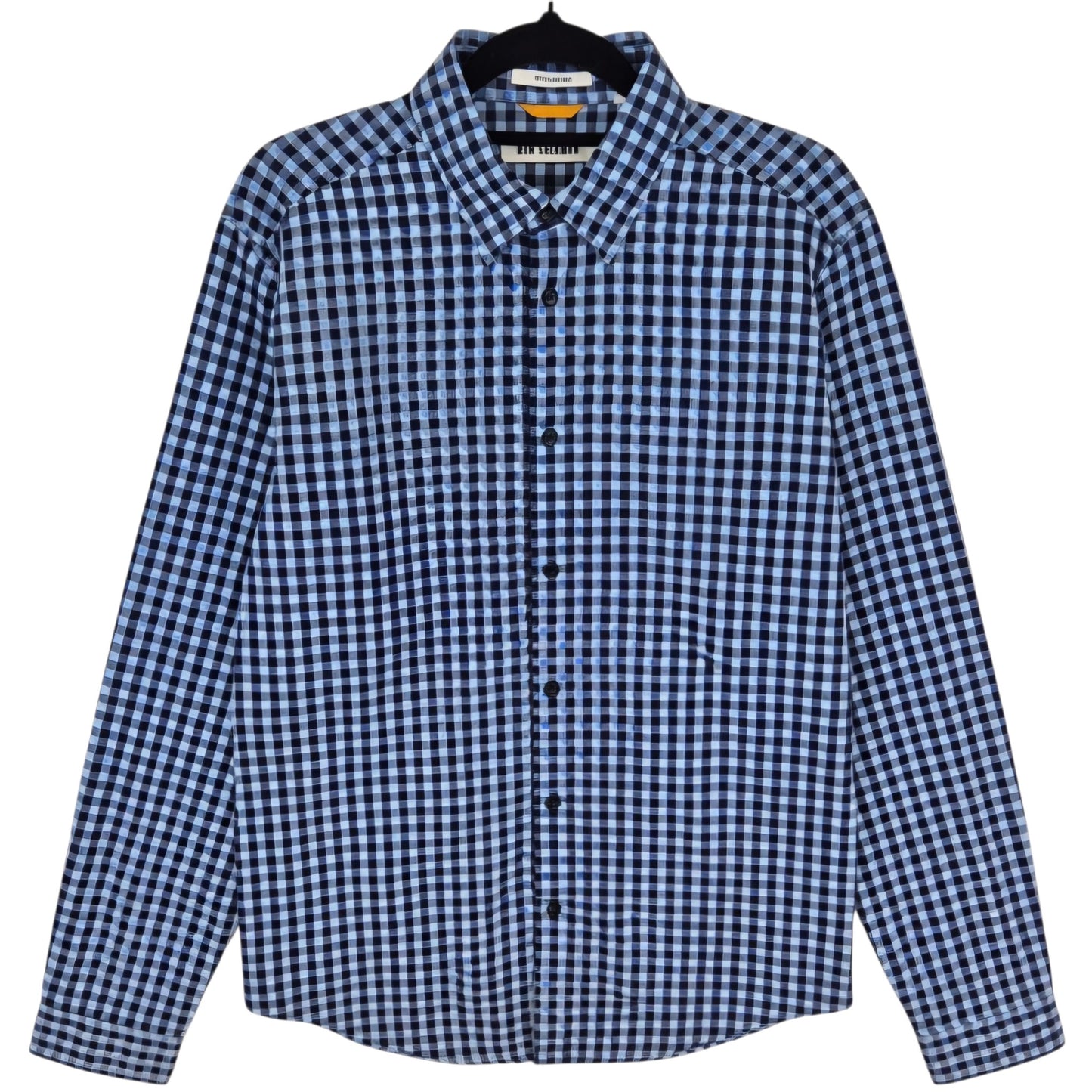 Ben Sherman Blue Checkered Dress Shirt Size M
