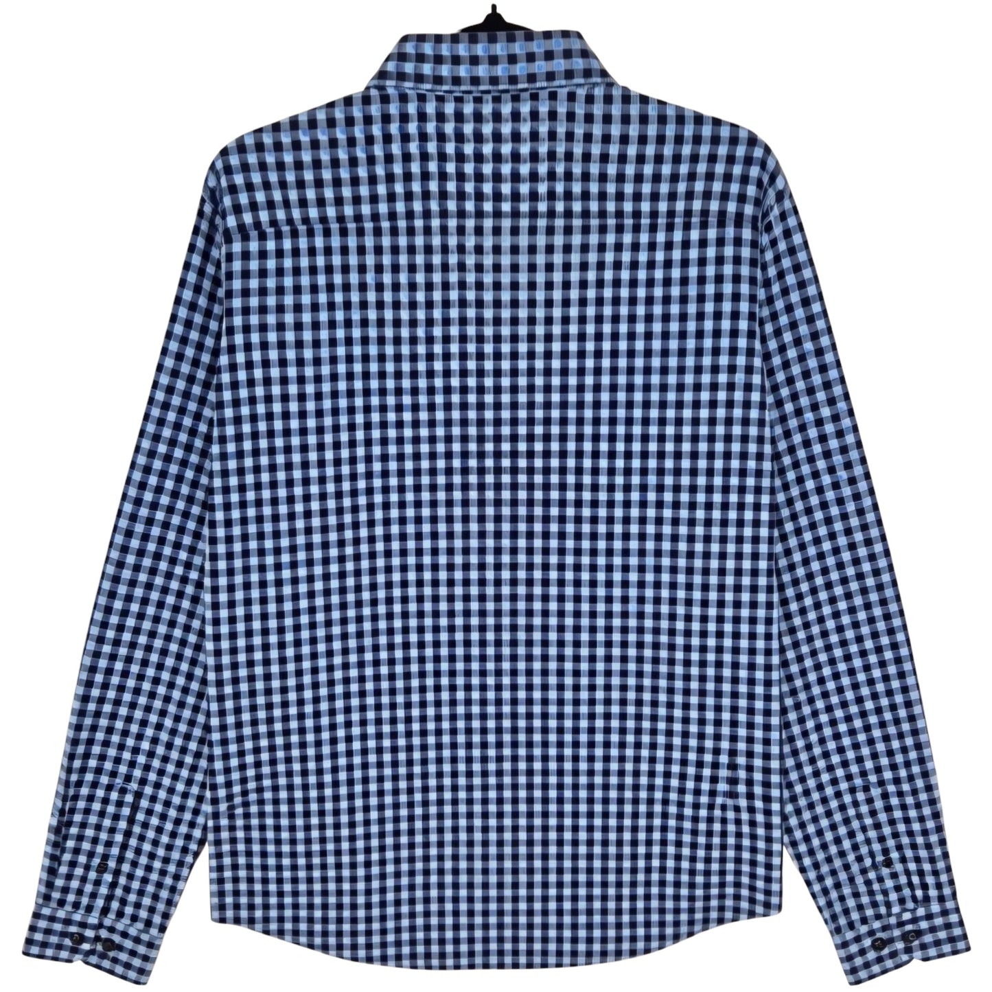 Ben Sherman Blue Checkered Dress Shirt Size M
