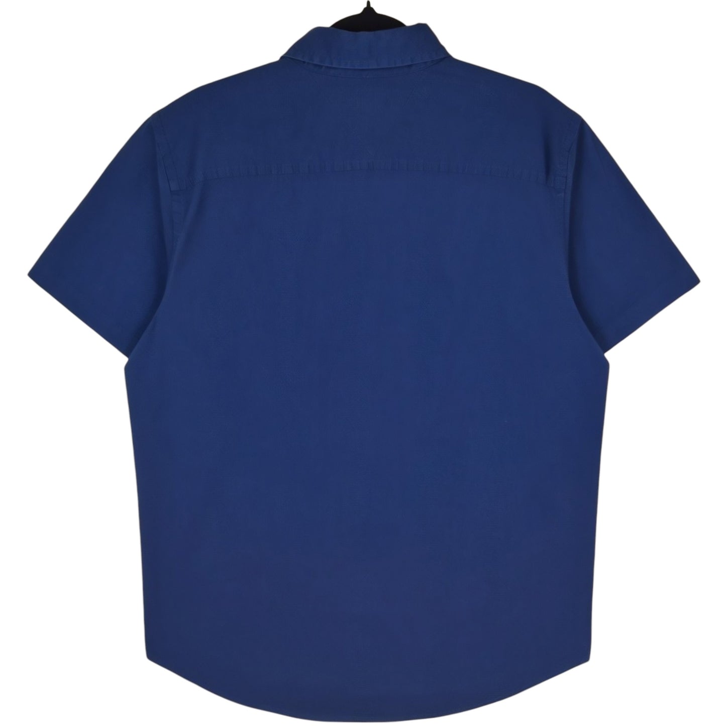 Tommy Hilfiger Dark Blue New York Fit Short Sleeve Button Shirt Size M