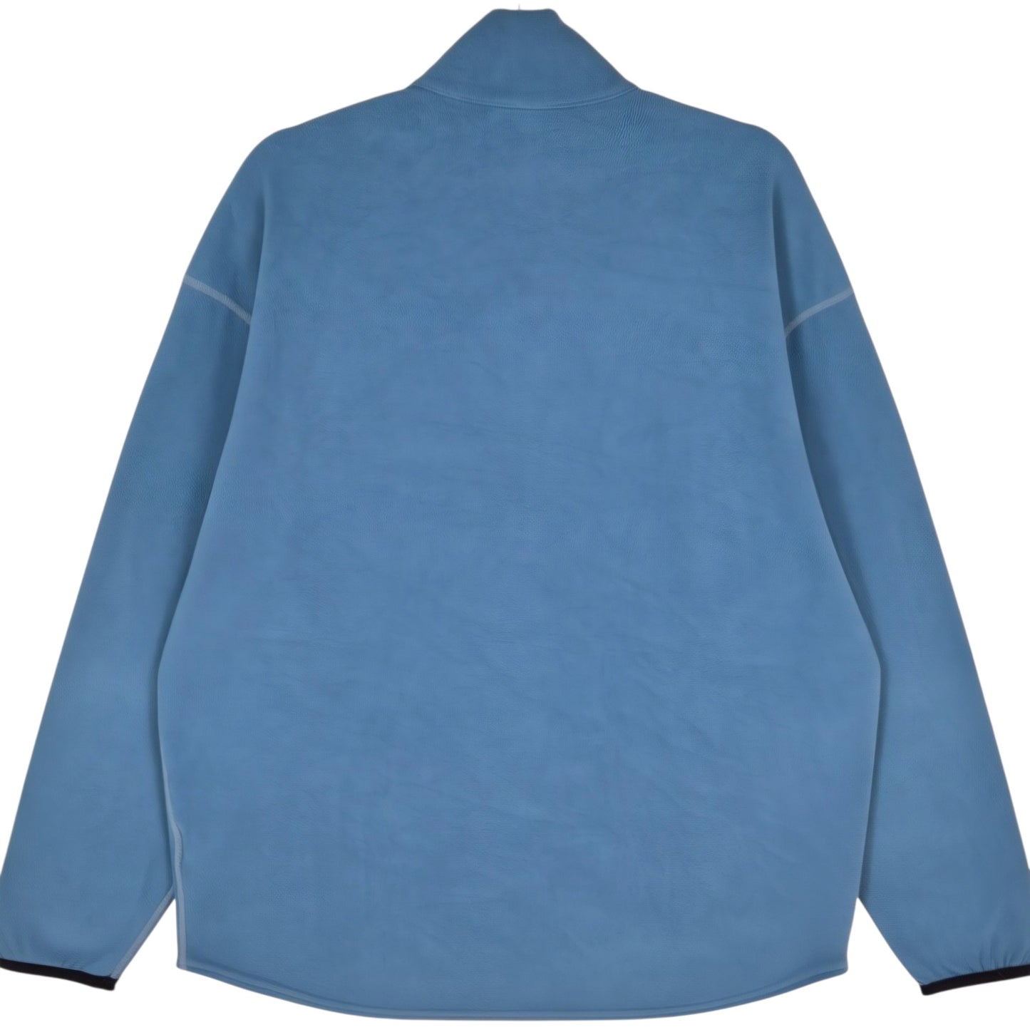 Vintage Nike 2000's Steel Blue Half Zip Fleece Jumper Size L