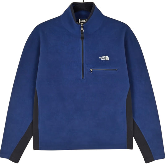 The North Face Dark Blue Quarter Zip Fleece Jumper Size M