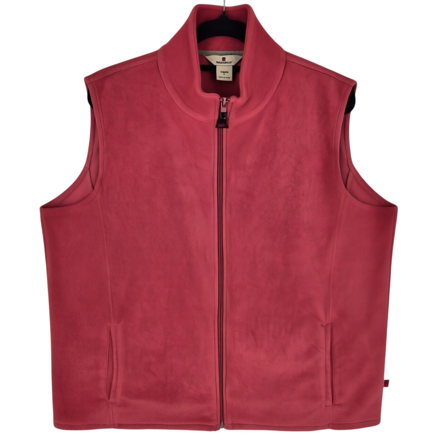 Woolrich Womens Coral Pink Fleece Vest Size XL
