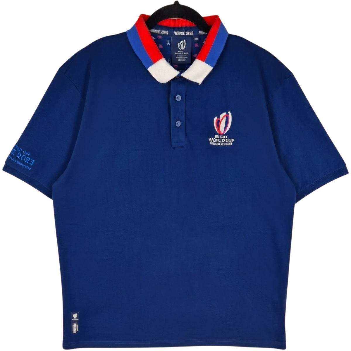 Rugby World Cup 2023 France Dark Blue Polo Shirt Size XL
