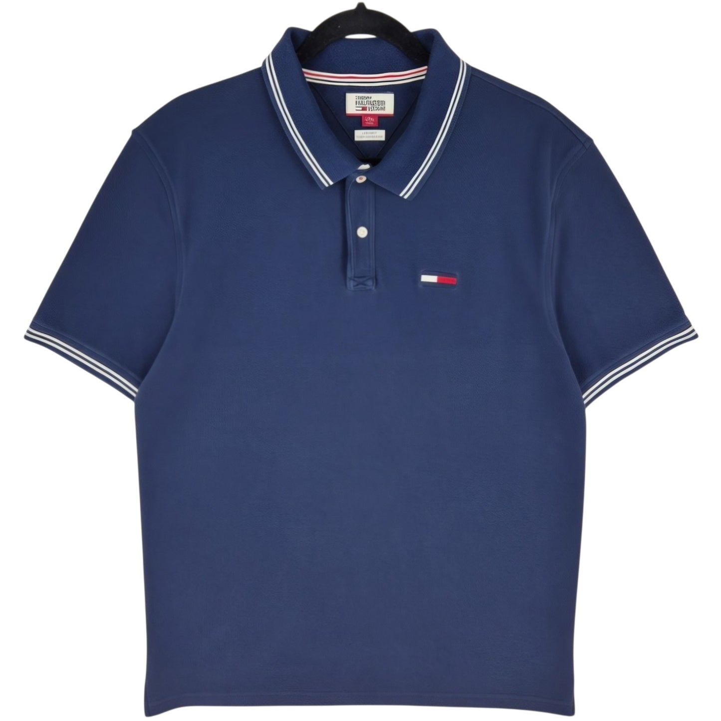 Tommy Hilfiger Dark Blue Custom Fit Polo Shirt Size XL