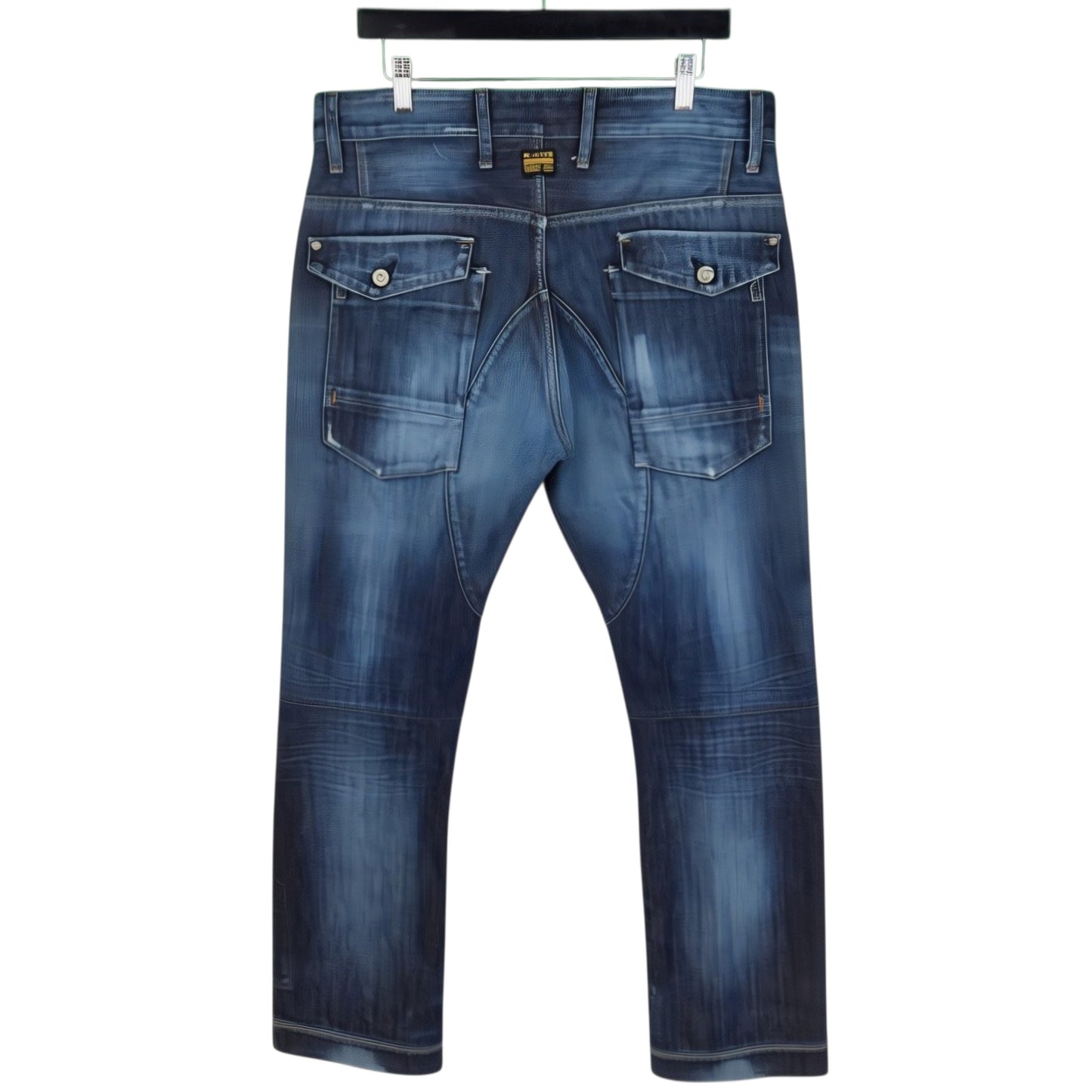 G Star Raw Jeans Dark Blue Extra Heavy Cargo Denim W