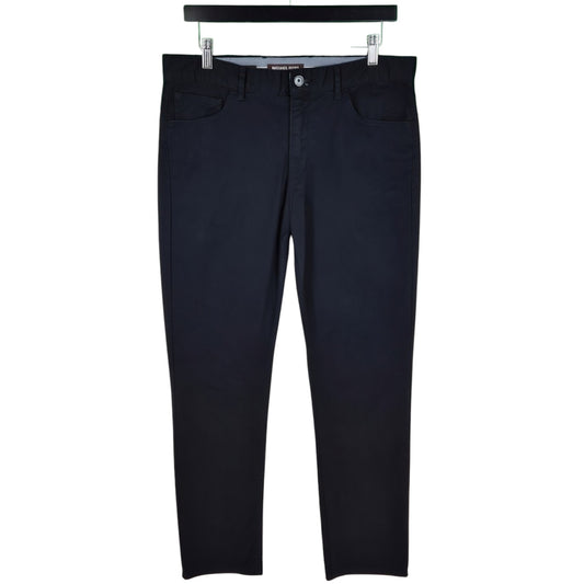 Michael Kors Black Parker Slim Fit Chino Pants W33
