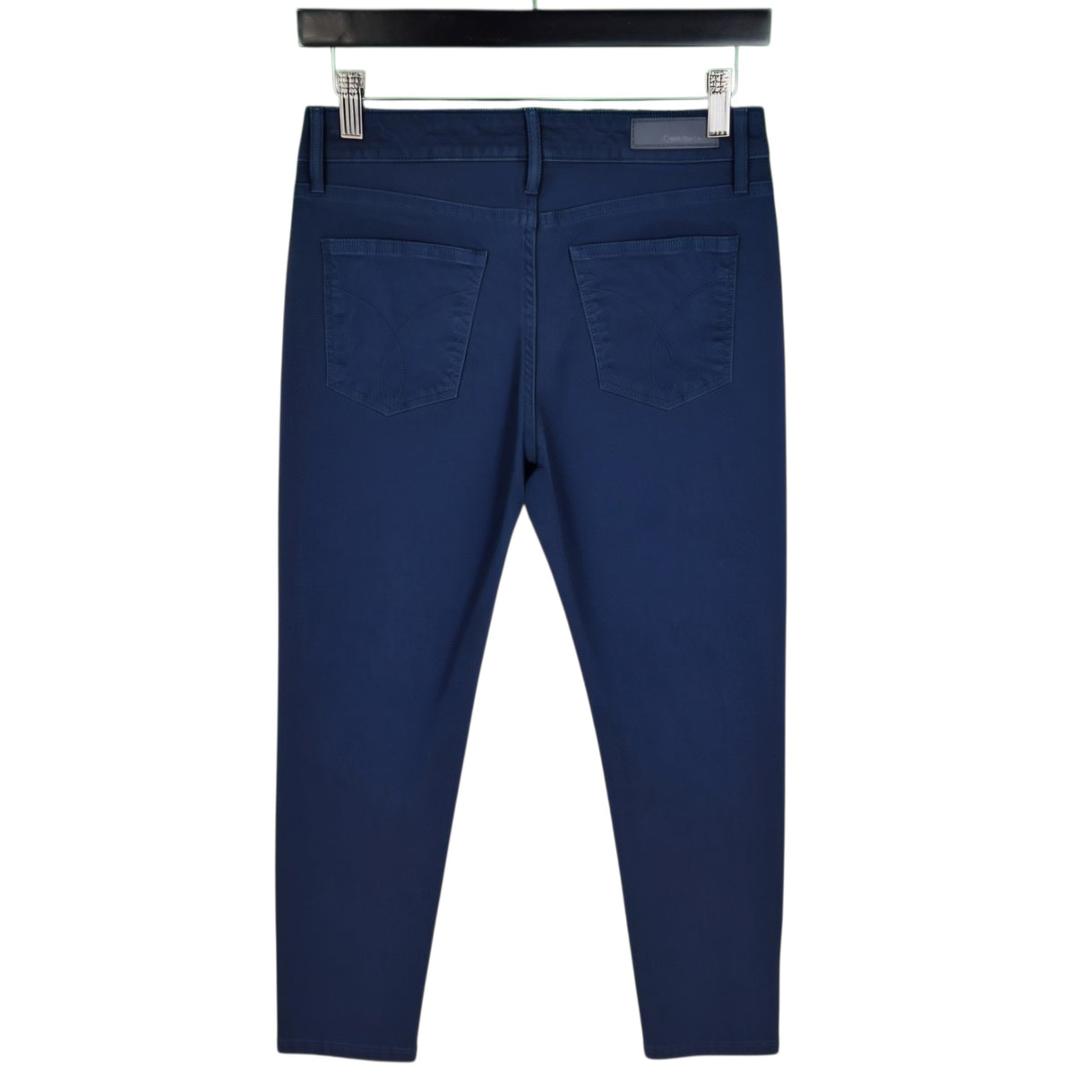 Calvin Klein Jeans Womens Dark Blue Ankle Skinny Pants W29