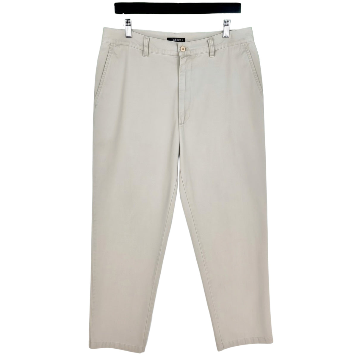 Vintage DKNY 90's Cream Brown Chino Pants W33