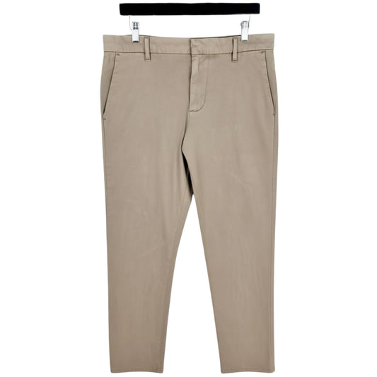 DKNY Brown Straight Leg Chino Pants W34