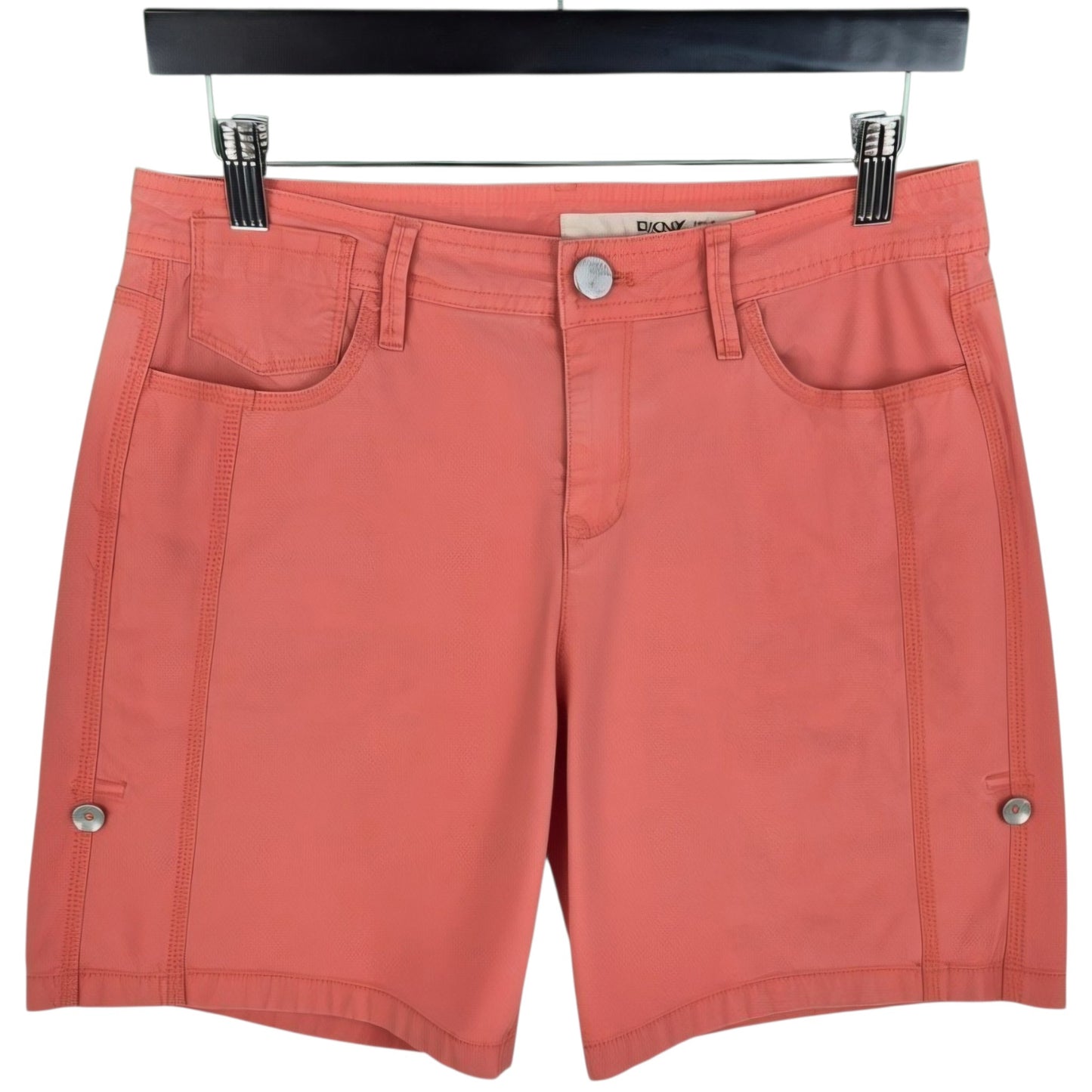DKNY Jeans Womens Peach Pink Chino Shorts W30