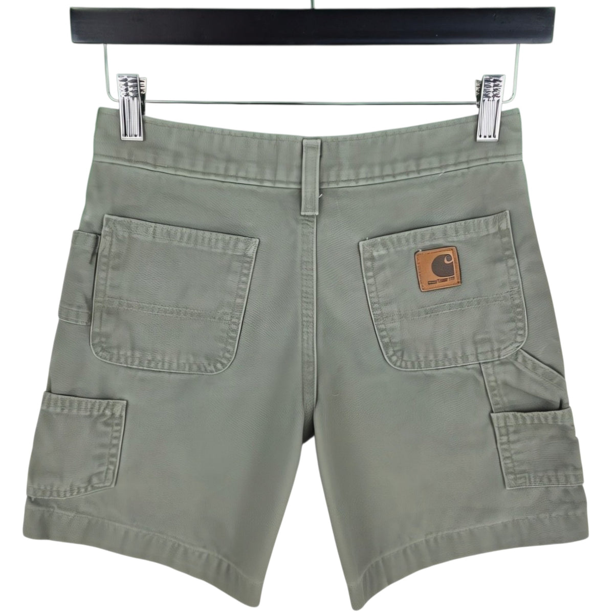 Vintage Carhartt 90's Womens Khaki Green Shorts W24