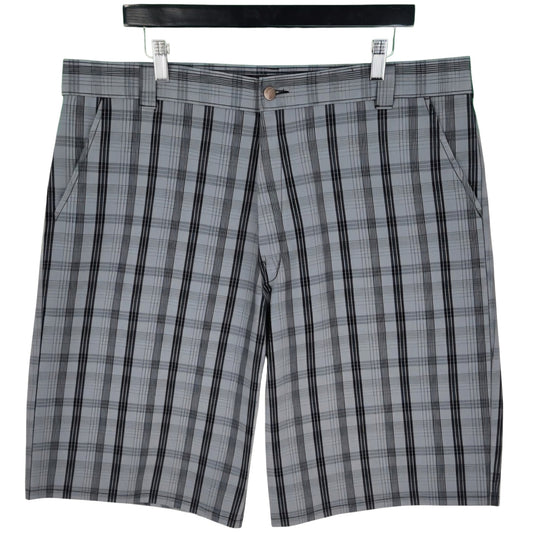 Dickies Grey Checkered Chino Shorts W40