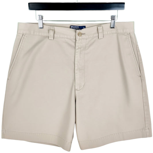 Vintage Polo Ralph Lauren 90's Brown Philip Chino Shorts W36