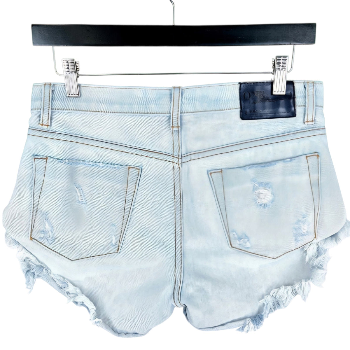 One Teaspoon Womens Light Blue Denim Shorts W29