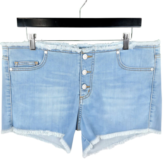 Guess Womens Blue Stretch Denim Skirt W36