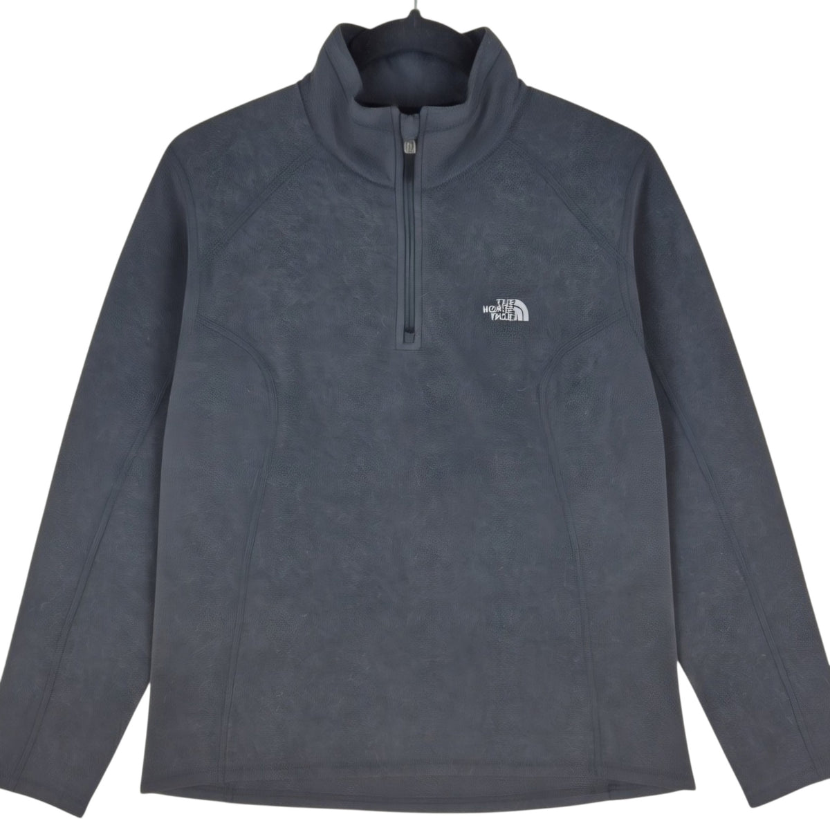 The North Face Womens Black Quarter Zip Fleece Jumper Size L