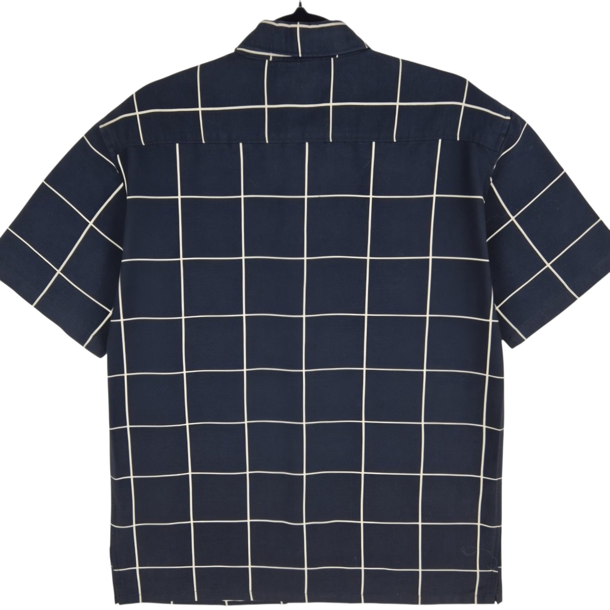 Billabong Black Checkered Short Sleeve Button Shirt Size S