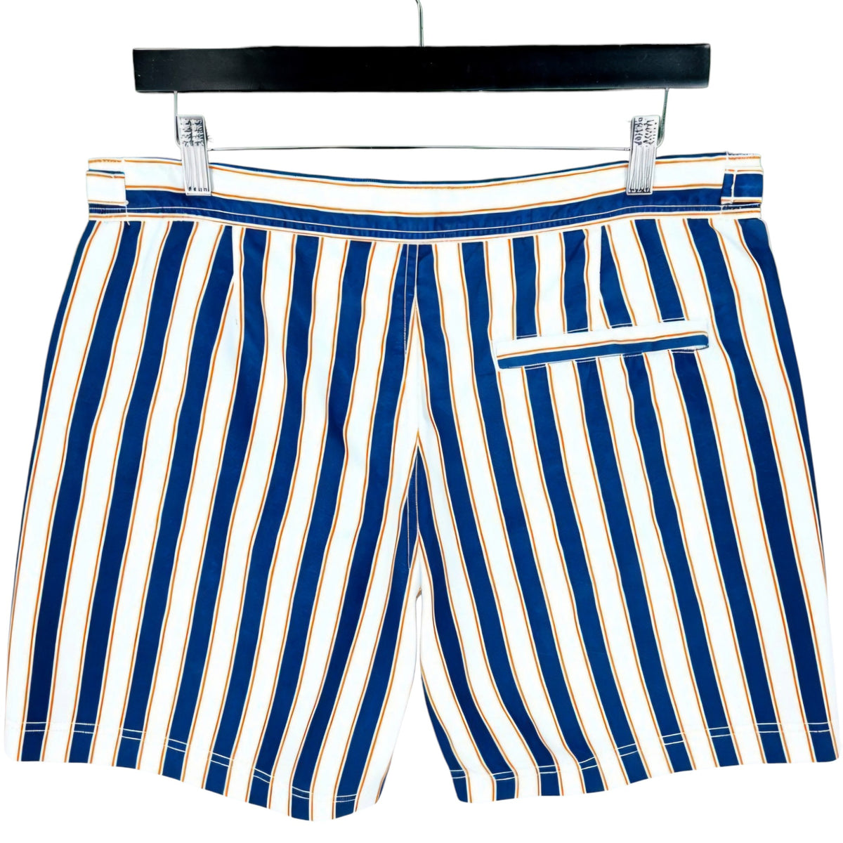 Rodd & Gunn White & Blue Striped Shorts Size S