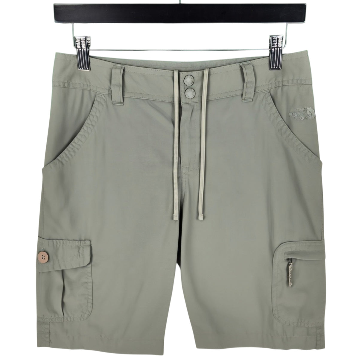 The North Face Womens Khaki Green Shorts Size S