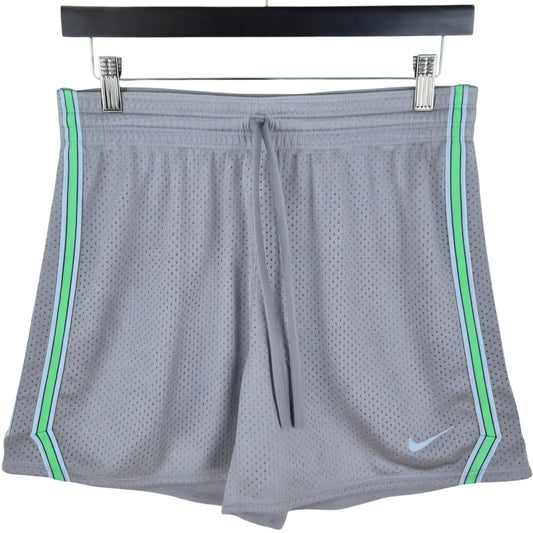 Nike Shiny Grey Sport Shorts Size S