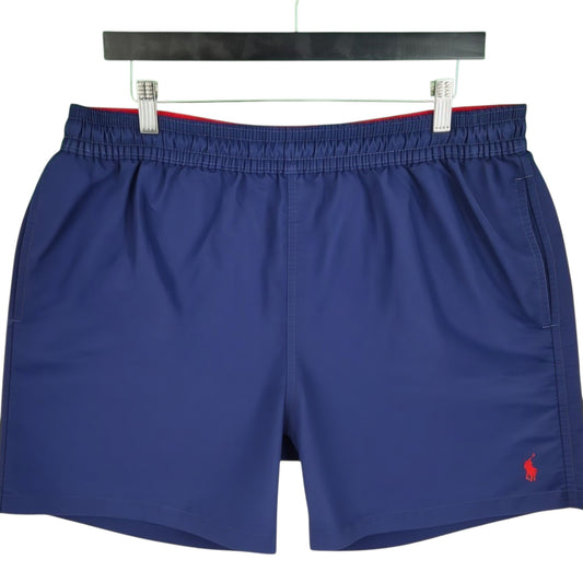 Vintage Polo Ralph Lauren Dark Blue Nylon Beach Swim Shorts Size XL