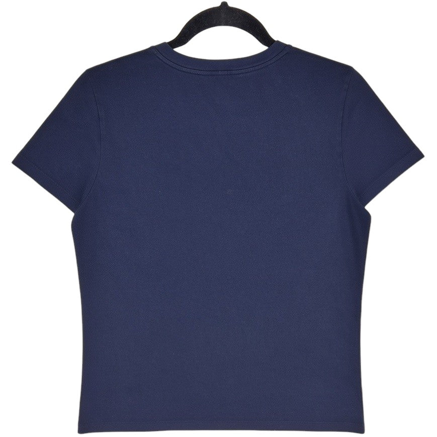 Tommy Hilfiger Womens Dark Blue Embroidered Tee Shirt Size L