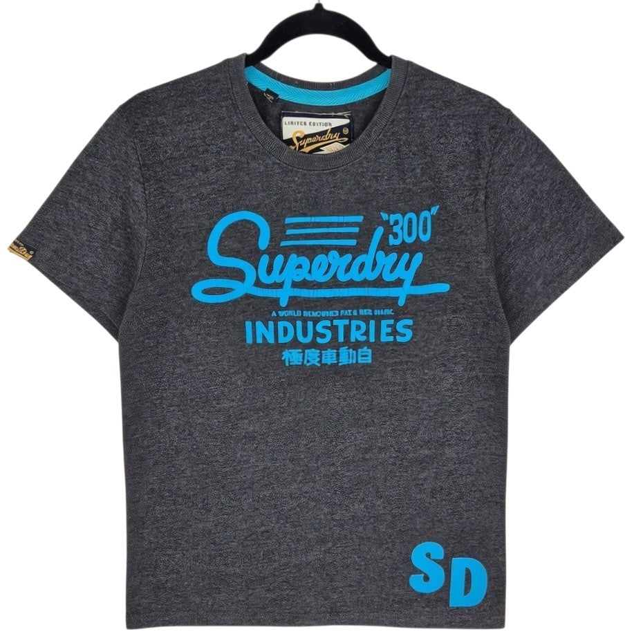 Superdry Dark Grey Tee Shirt Size L