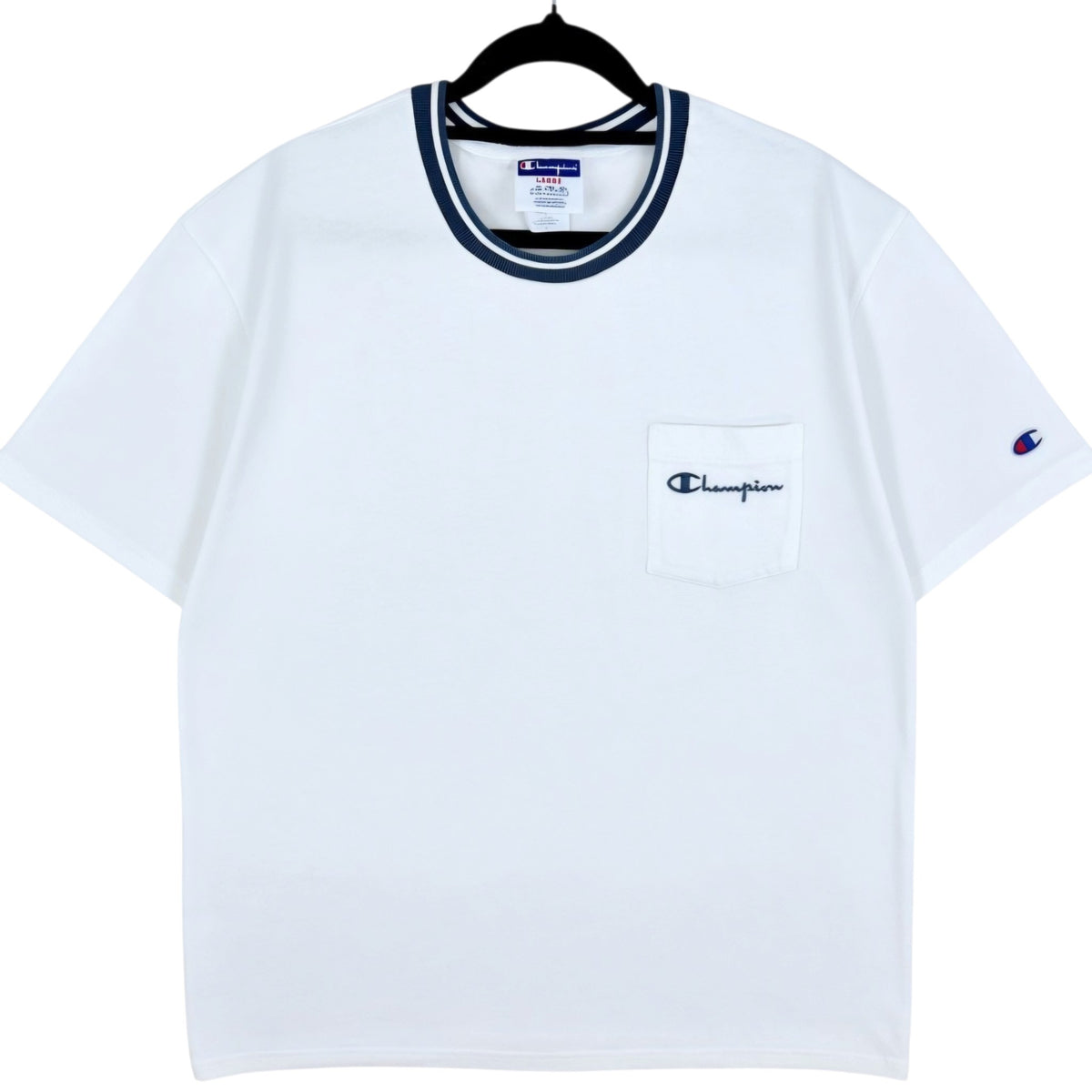 Vintage Champion White Tee Shirt Size L