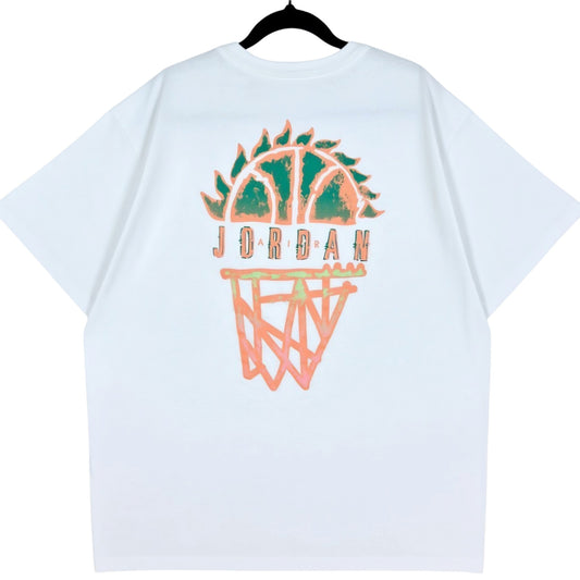 Air Jordan White Standard Fit Tee Shirt Size 3XL