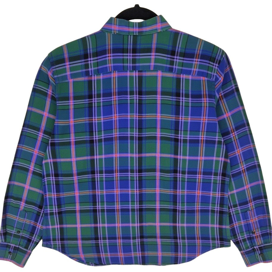 Vintage Ralph Lauren Green Label Womens Purple & Green Button Shirt Size M