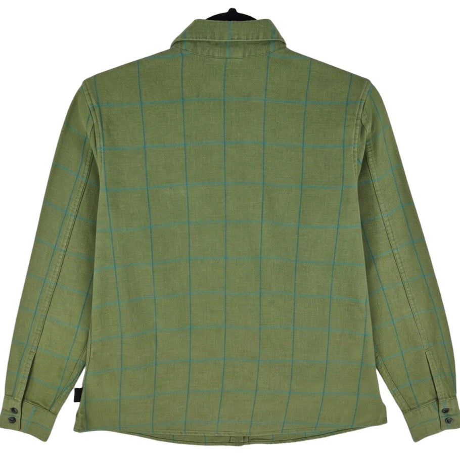 Patagonia Womens Green Checkered Button Shirt Size S