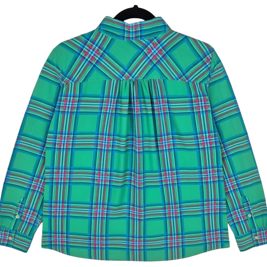 The North Face Womens Green Button Shirt Size XL