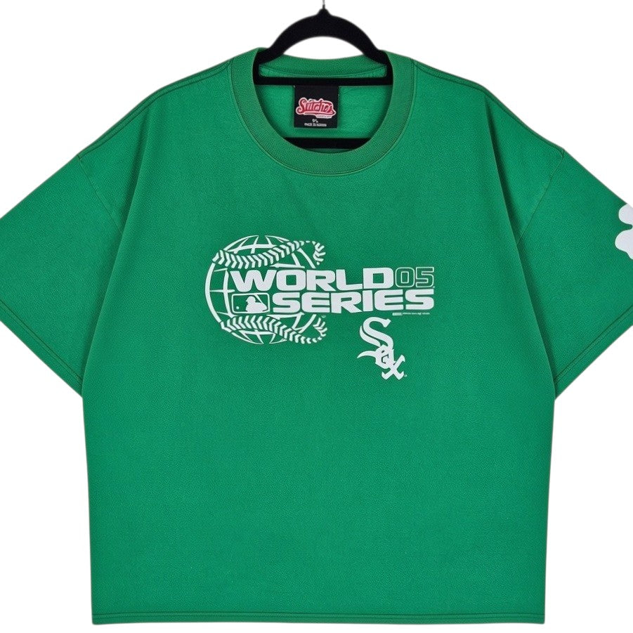Vintage Stitches Chicago White Sox 2005 Green Tee Shirt Size XL
