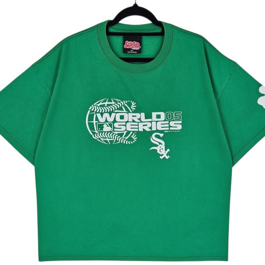 Vintage Stitches Chicago White Sox 2005 Green Tee Shirt Size XL