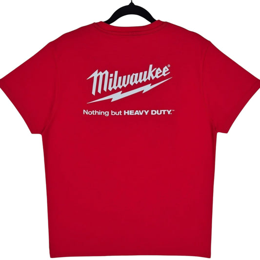 Milwaukee Red Tee Shirt Size XL