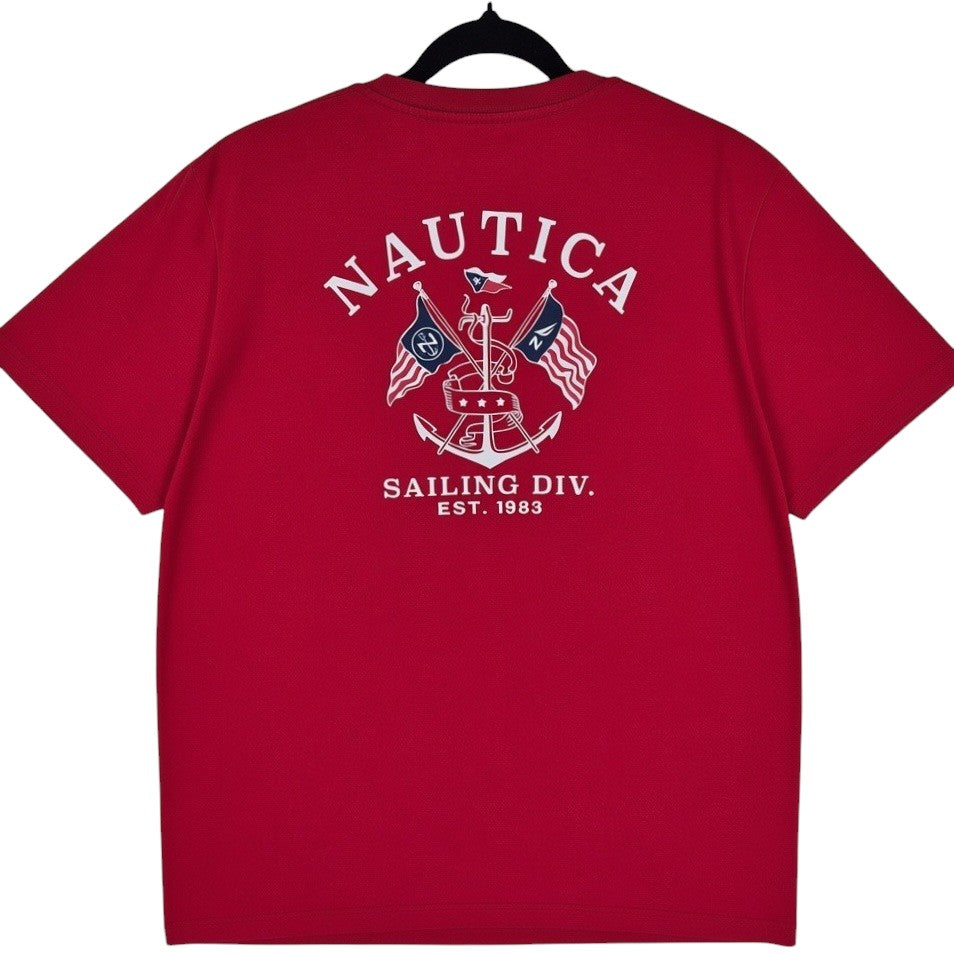 Nautica Red Tee Shirt Size XL
