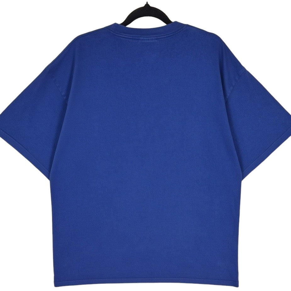 Vintage Nike Air 90's Dark Blue Basic Embroidered Tee Shirt Size L