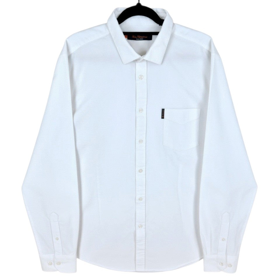 Ben Sherman White Heavy Blend Dress Shirt Size XL